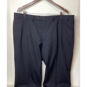 Men's Dress Pants Pleated Front Cuff Bottoms Career‎ Trousers